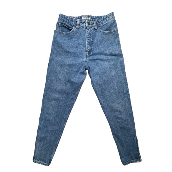 Guess Denim - Vintage GUESS Georges Marciano High Waist Jeans w/ Ankle Zippers Sz 30 USA Made